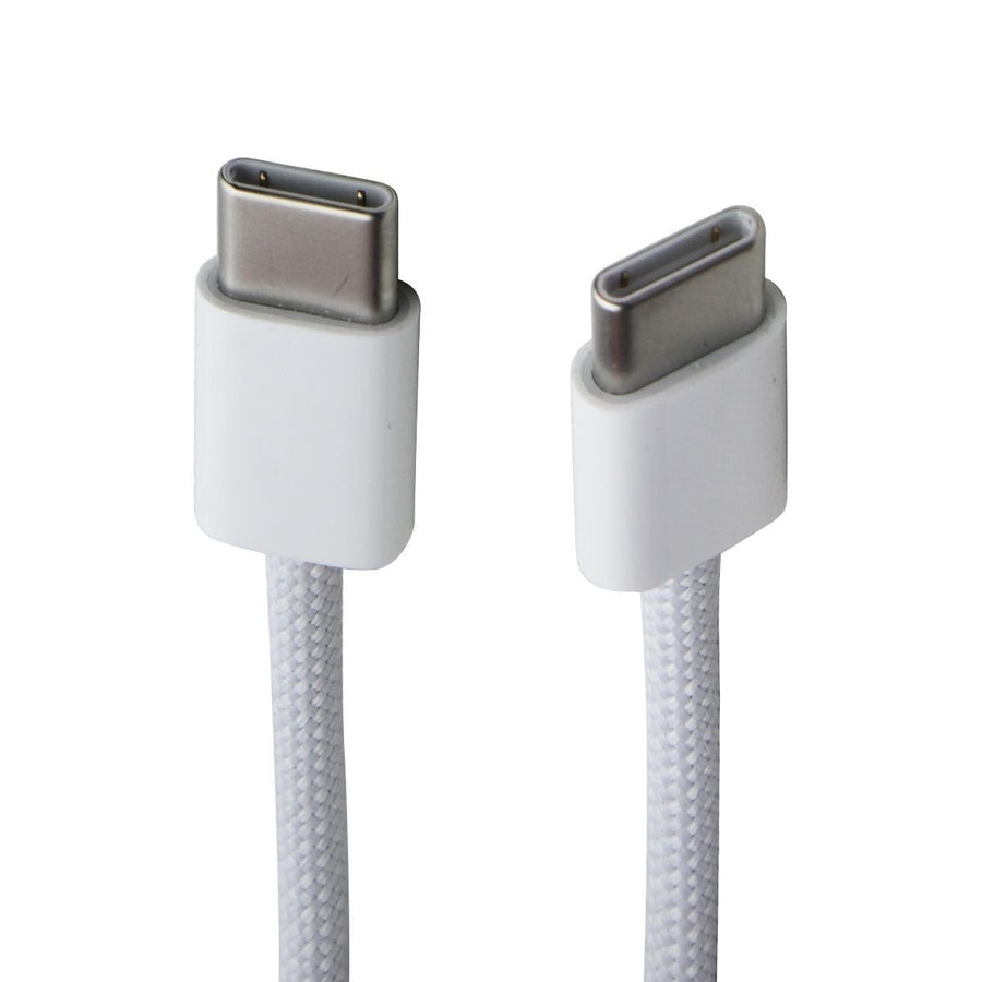 Apple Official 240W USB-C to USB-C Braided Charge Cable (2 meter/6.6-Ft) - White Image 1