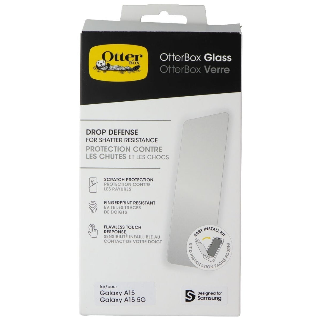 OtterBox Glass Screen Protector for Samsung Galaxy A15 5G Image 1