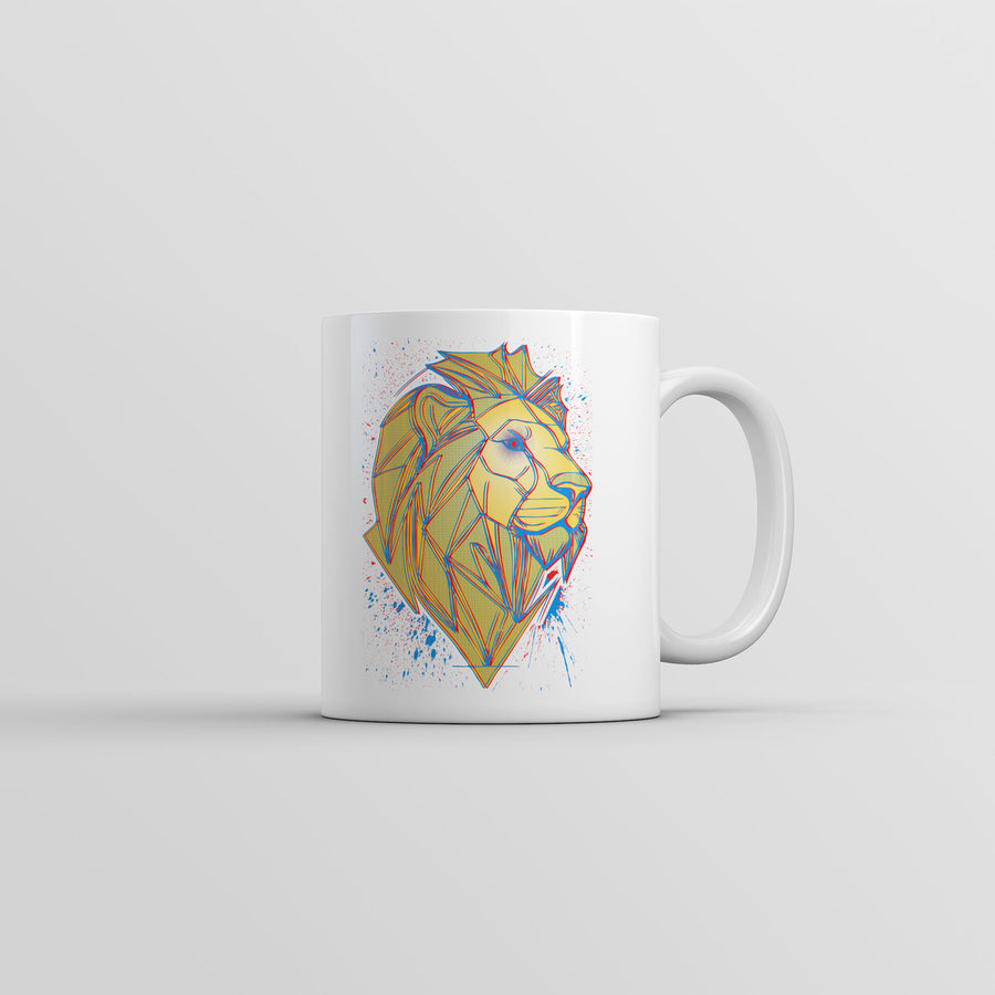 3D Lion Mug Funny Awesome Graphic Novelty Coffee Cup-11oz Image 1