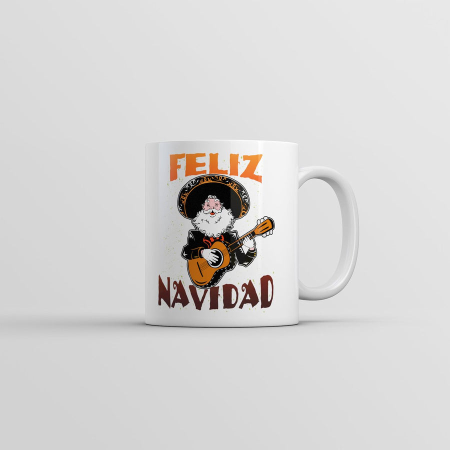 Feliz Navidad Mug Funny Christmas Graphic Novelty Coffee Cup-11oz Image 1