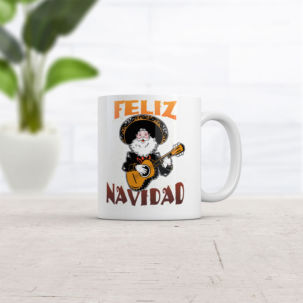 Feliz Navidad Mug Funny Christmas Graphic Novelty Coffee Cup-11oz Image 2