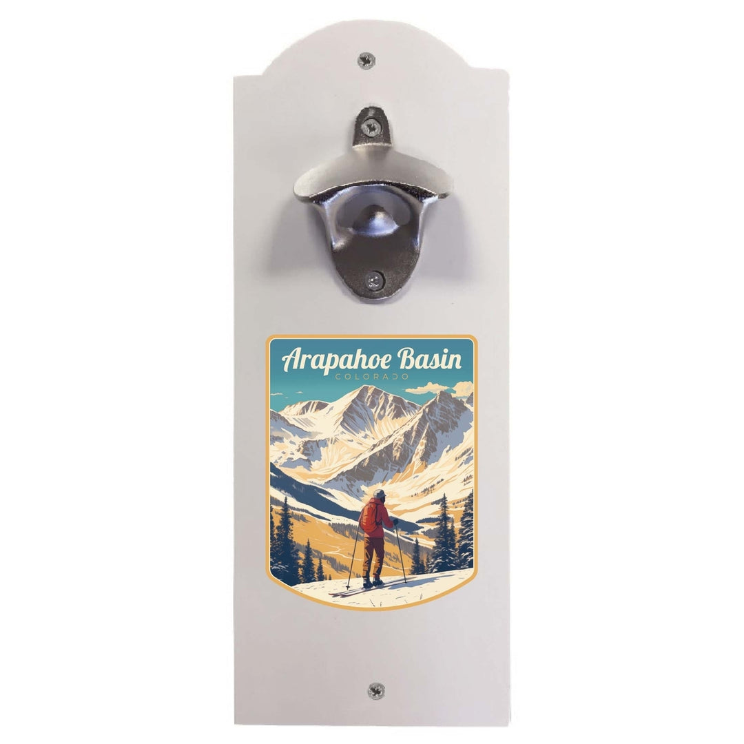 Arapahoe Basin Design A Souvenir Wall mounted bottle opener Image 2