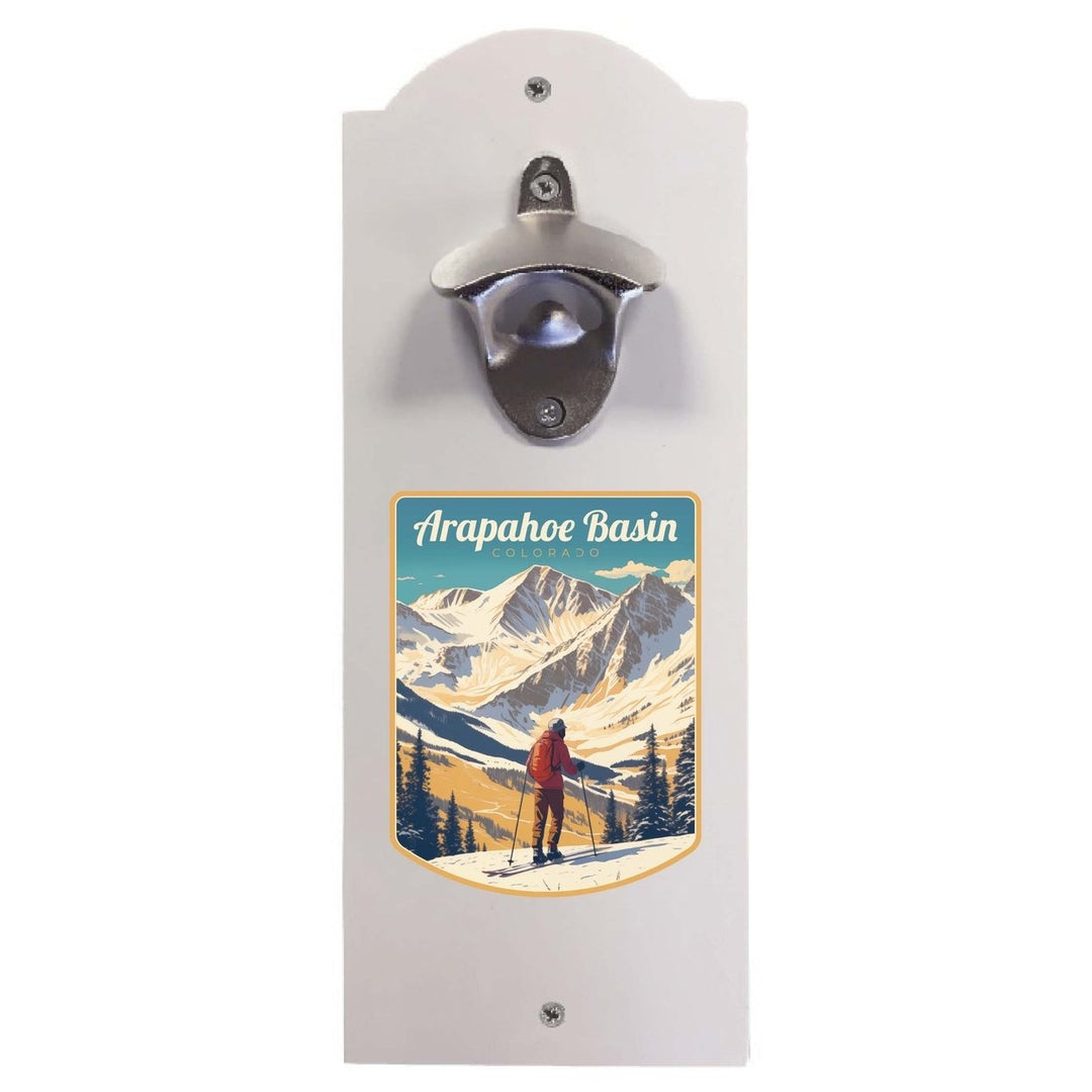 Arapahoe Basin Design A Souvenir Wall mounted bottle opener Image 1