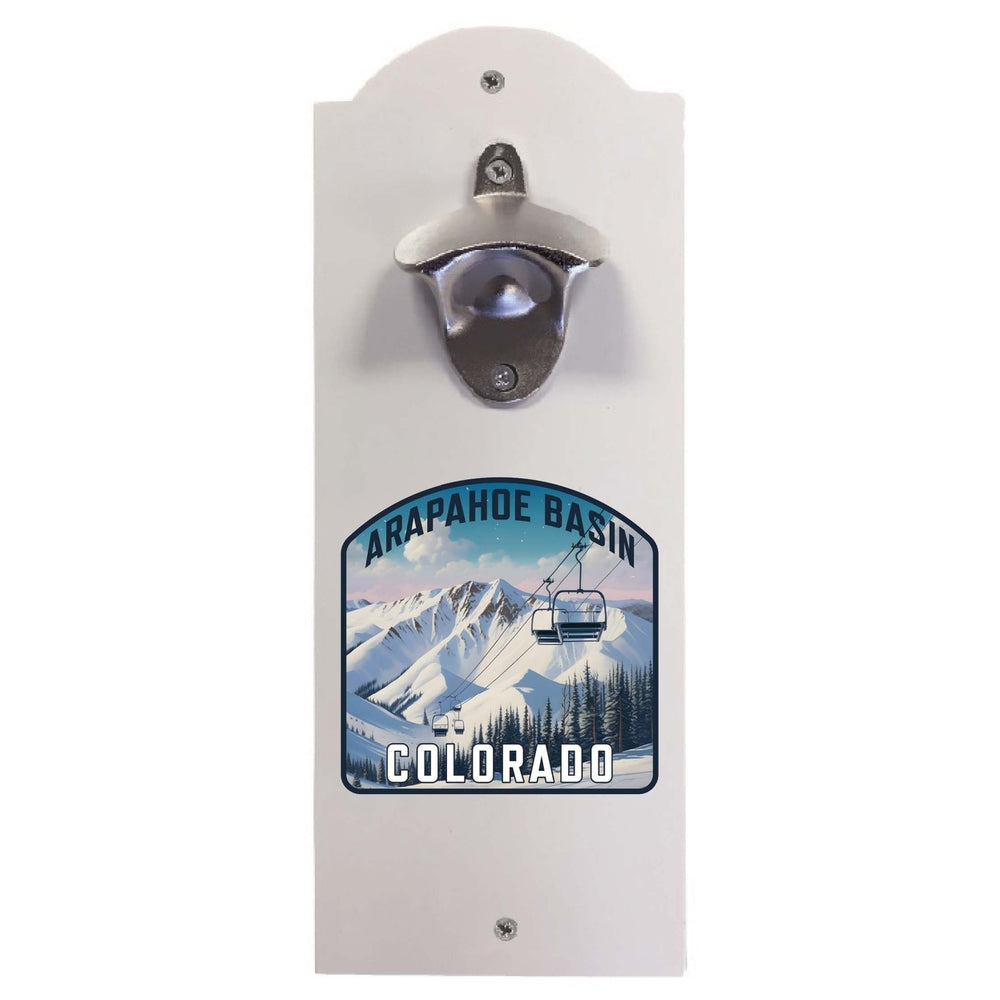 Arapahoe Basin Design B Souvenir Wall mounted bottle opener Image 2