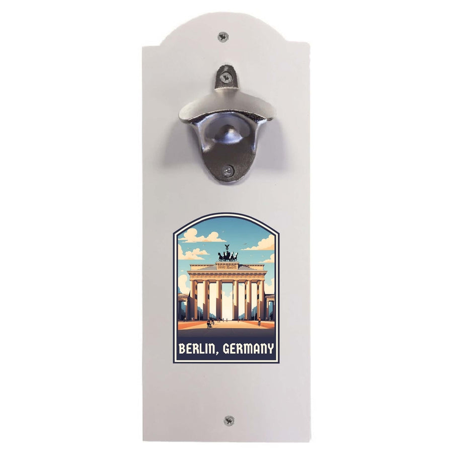 Berlin Germany Design A Souvenir Wall mounted bottle opener Image 1