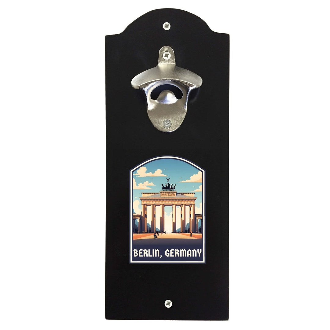 Berlin Germany Design A Souvenir Wall mounted bottle opener Image 1