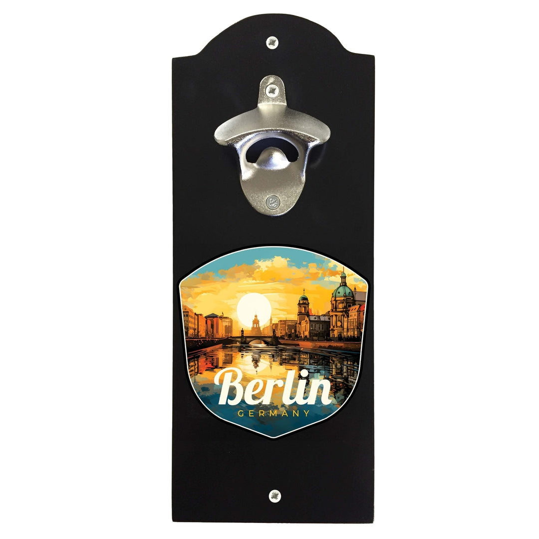 Berlin Germany Design C Souvenir Wall mounted bottle opener Image 1