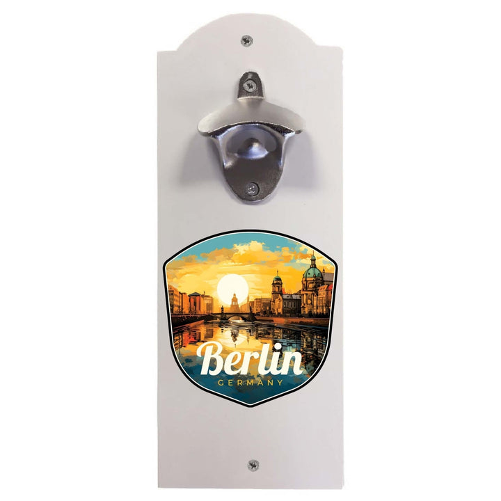 Berlin Germany Design C Souvenir Wall mounted bottle opener Image 2