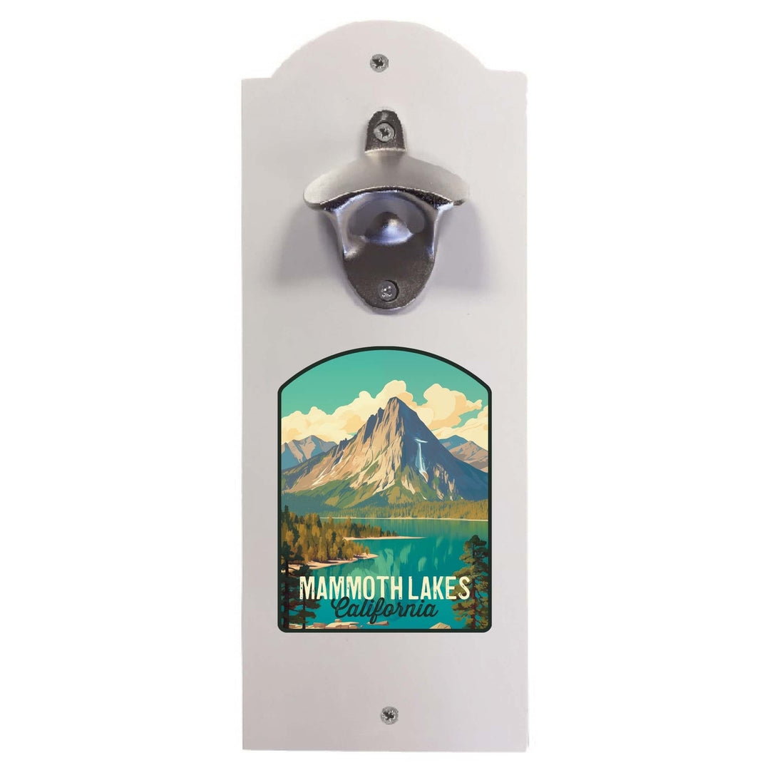 Mammoth Lakes California Design A Souvenir Wall mounted bottle opener Image 1