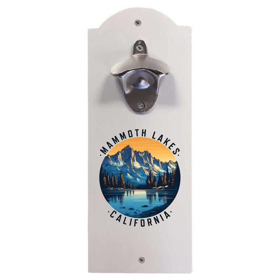 Mammoth Lakes California Design B Souvenir Wall mounted bottle opener Image 1