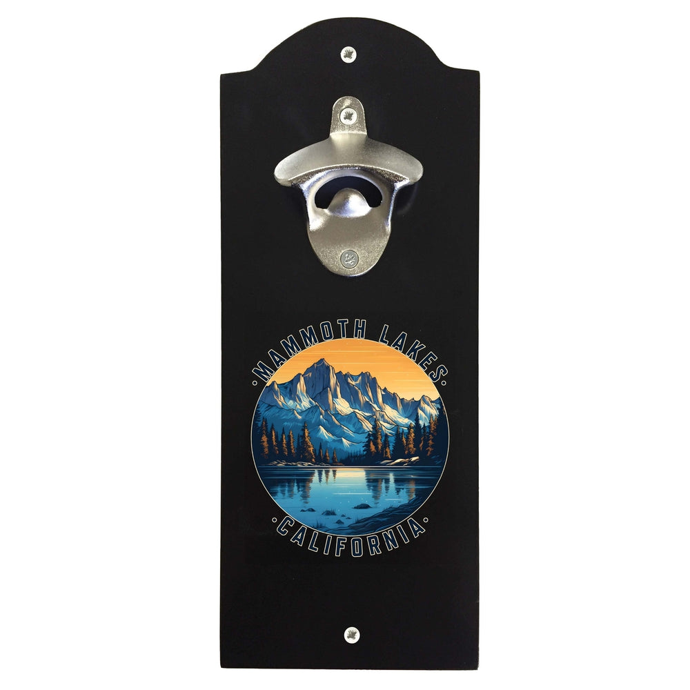 Mammoth Lakes California Design B Souvenir Wall mounted bottle opener Image 2