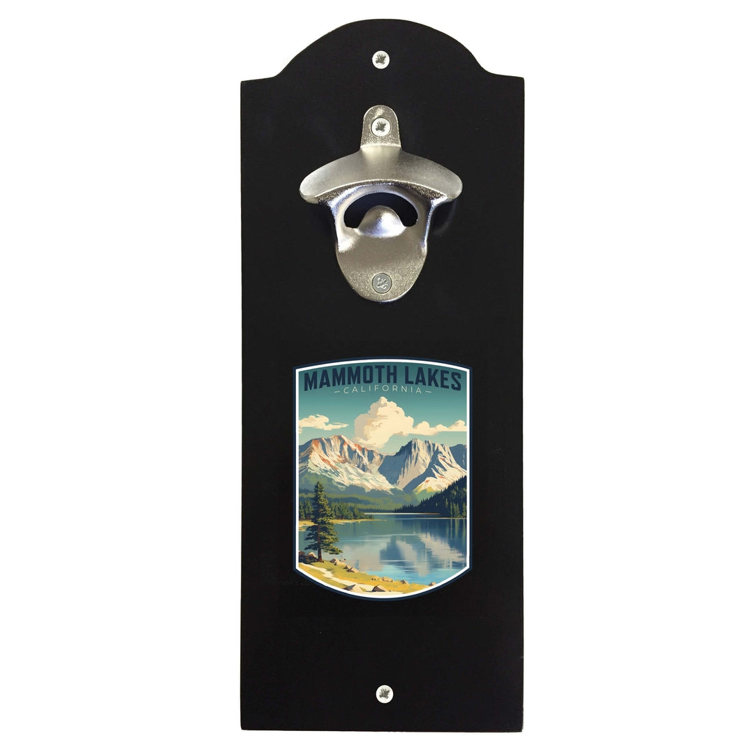 Mammoth Lakes California Design C Souvenir Wall mounted bottle opener Image 2