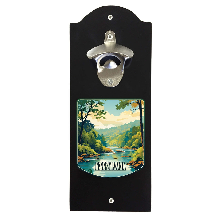 Pennsylvania Design B Souvenir Wall mounted bottle opener Image 1