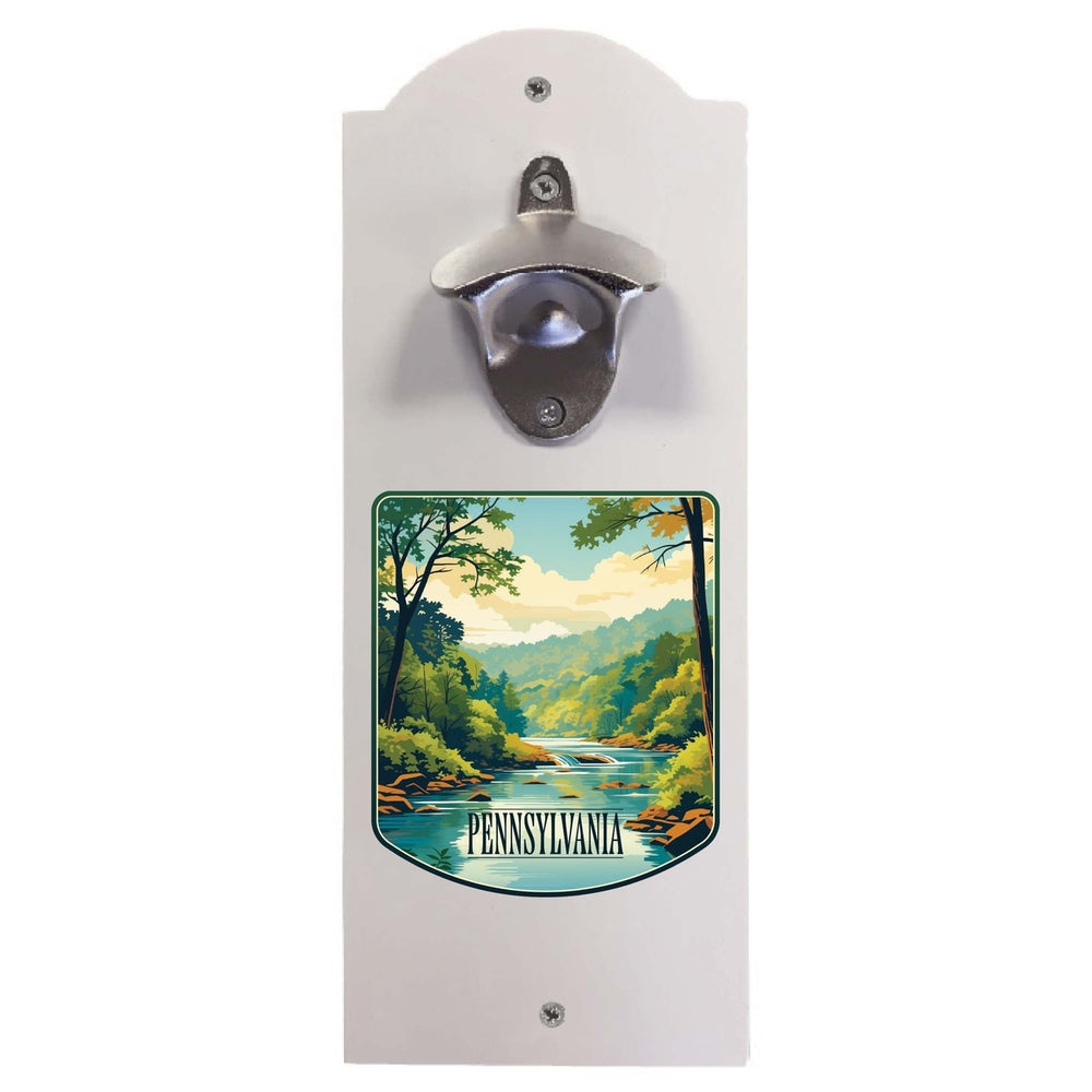 Pennsylvania Design B Souvenir Wall mounted bottle opener Image 2