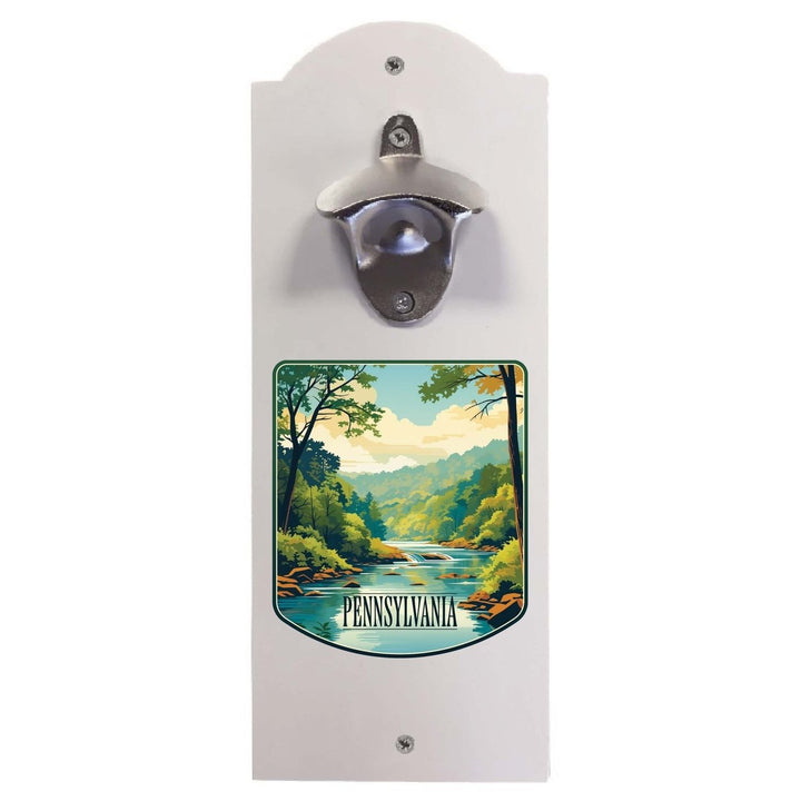 Pennsylvania Design B Souvenir Wall mounted bottle opener Image 1