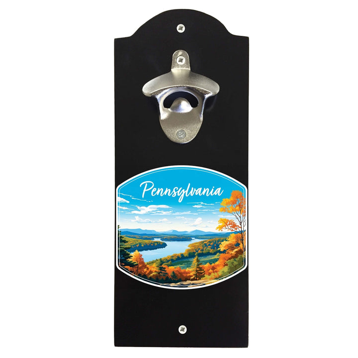 Pennsylvania Design C Souvenir Wall mounted bottle opener Image 1