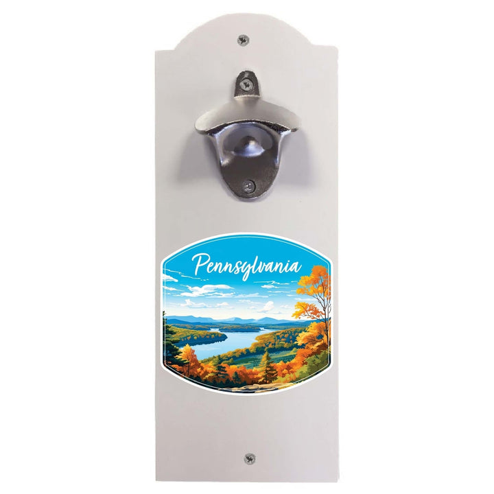 Pennsylvania Design C Souvenir Wall mounted bottle opener Image 2