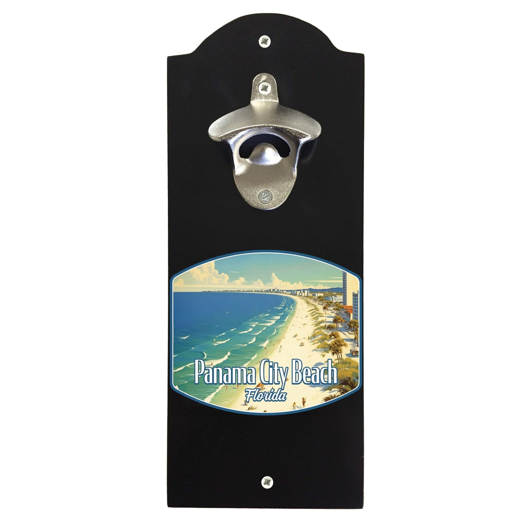 Panama City Beach Florida Design A Souvenir Wall mounted bottle opener Image 1