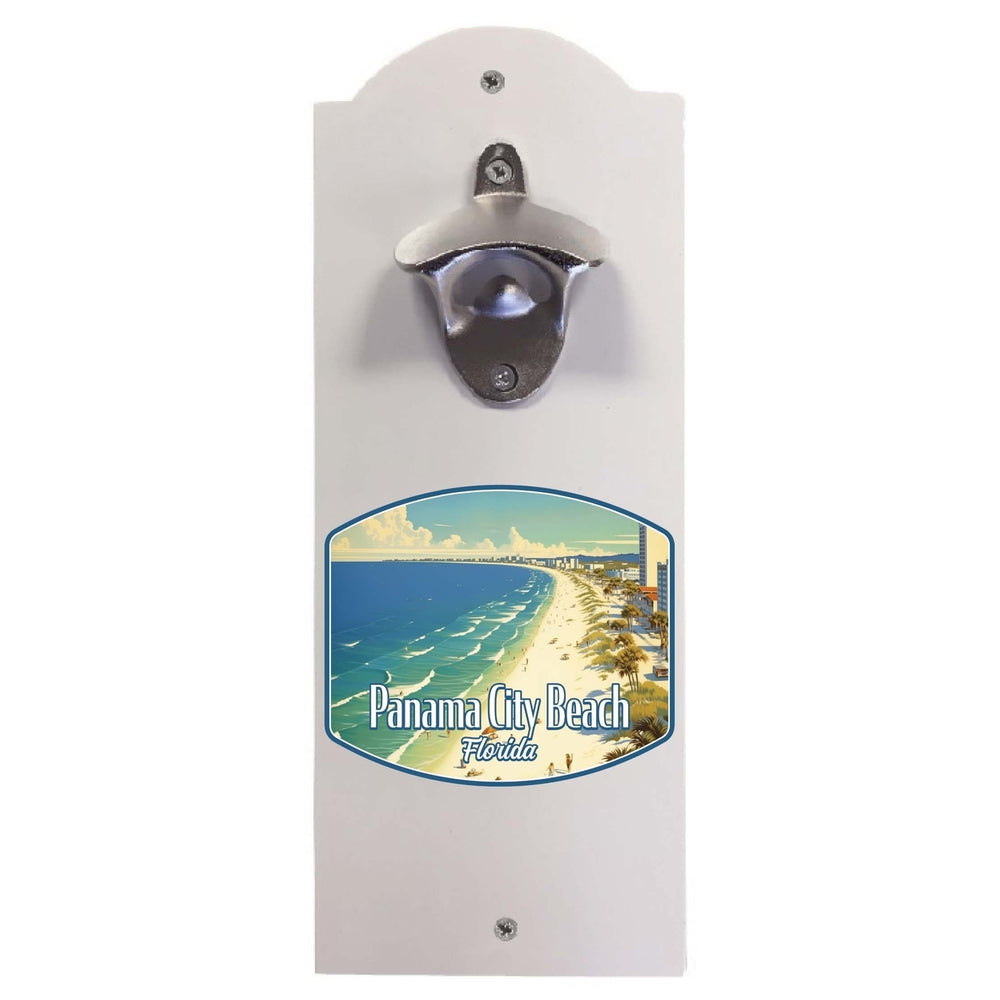 Panama City Beach Florida Design A Souvenir Wall mounted bottle opener Image 2