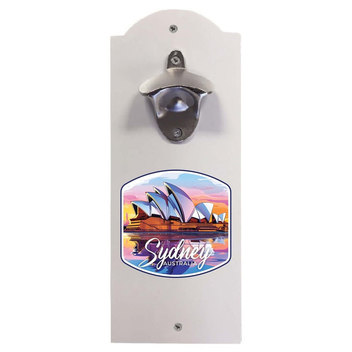 Sydney Australia Design A Souvenir Wall mounted bottle opener Image 1