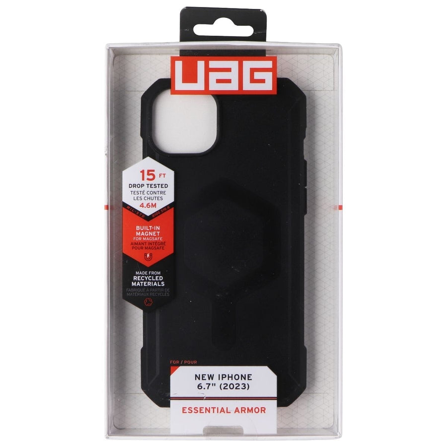 UAG Essential Armor Case for MagSafe for Apple iPhone 15 Plus - Black Image 1