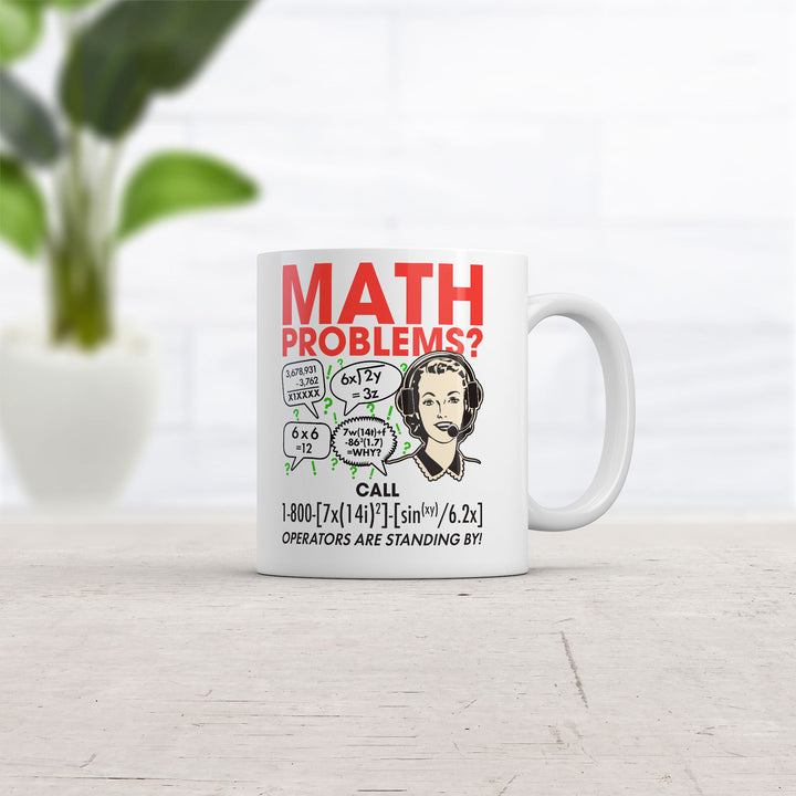 Math Problems Mug Funny Sarcastic Nerdy Graphic Coffee Cup-11oz Image 2