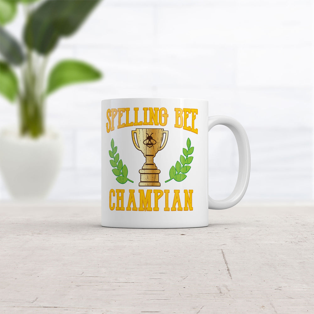 Spelling Bee Champian Mug Funny Sarcastic Novelty Coffee Cup-11oz Image 2