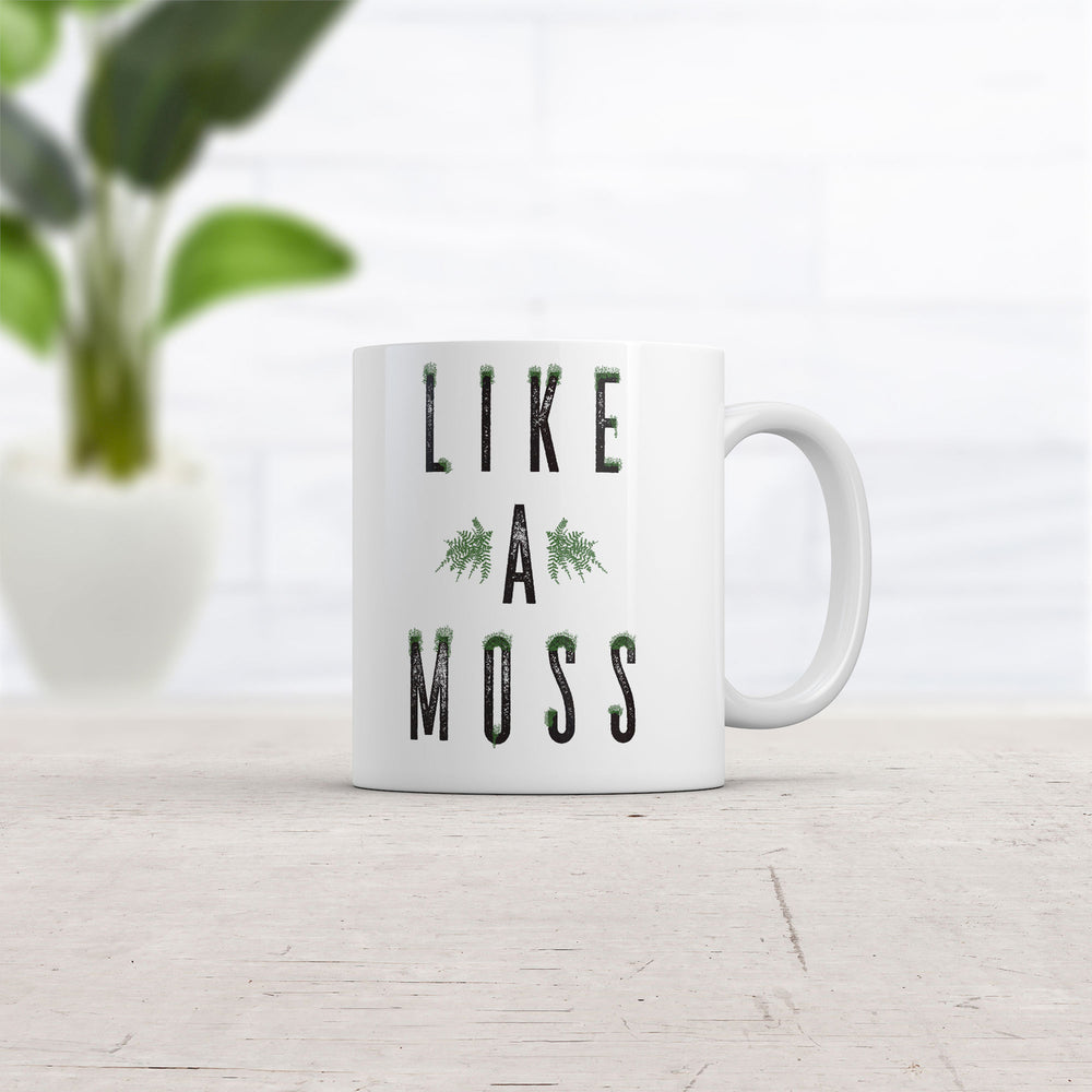 Like A Moss Mug Funny Nature Lovers Graphic Coffee Cup-11oz Image 2