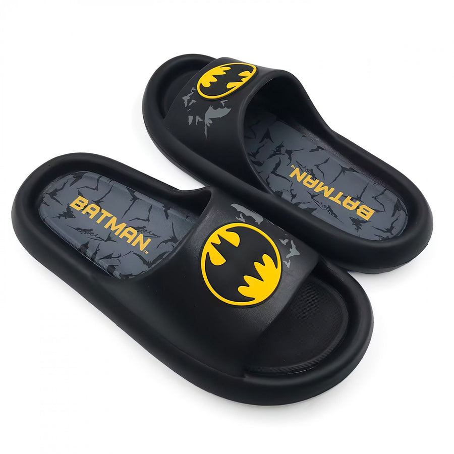Batman Logo Flip Flop Comfort Slide Sandals Image 1