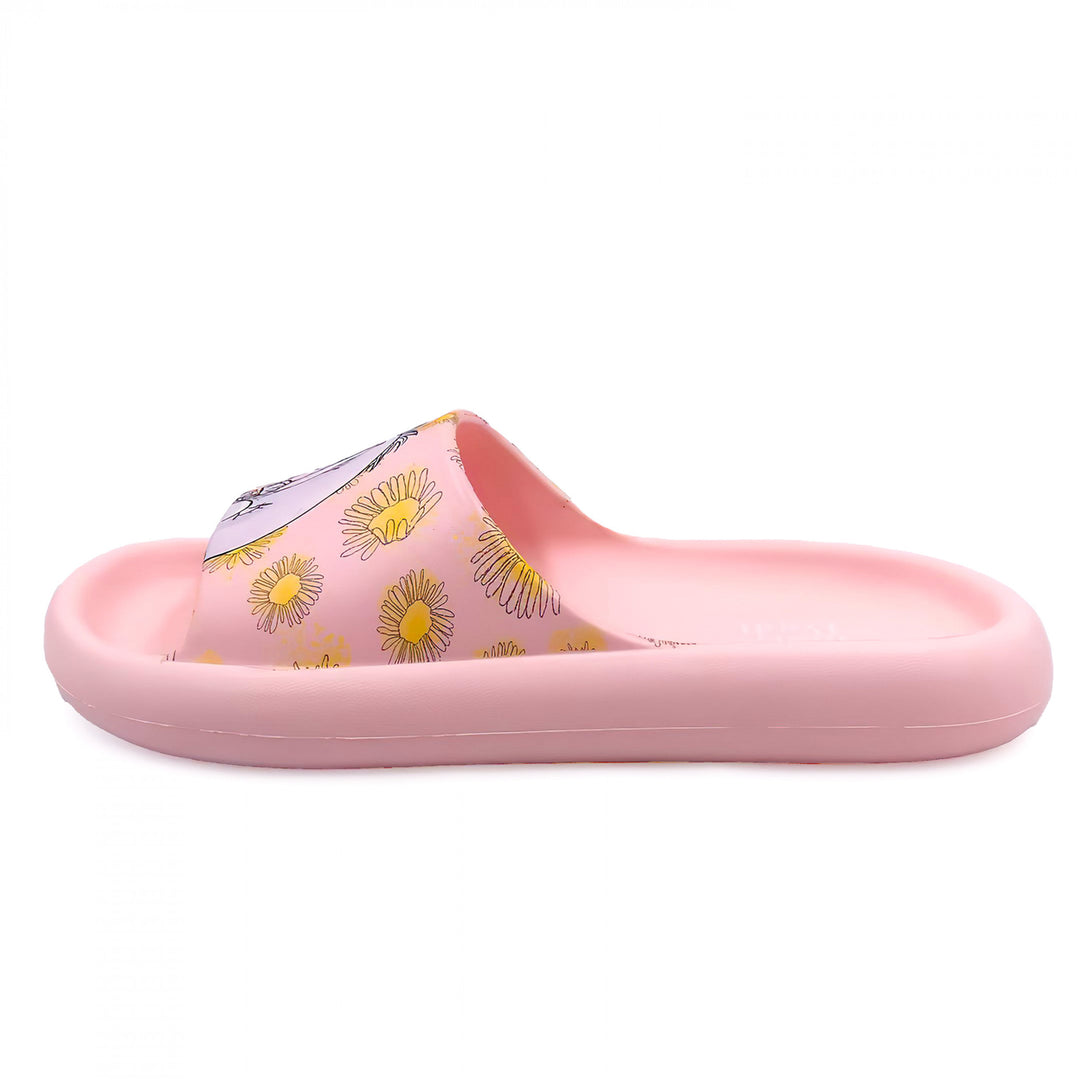 Winnie The Pooh Flowers for Eeyore Womens Flip Flop Cloud Comfort Slide Sandals Image 4