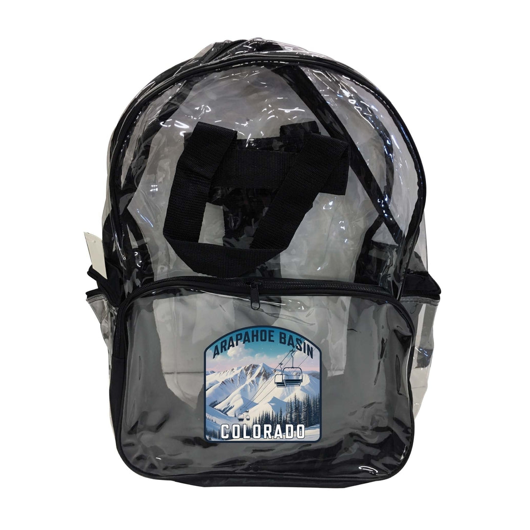 Arapahoe Basin Design B Souvenir Clear View Backpack Image 1