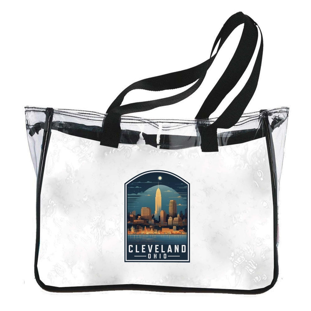 Cleveland Ohio Design A Souvenir Clear Tote Bag Image 1