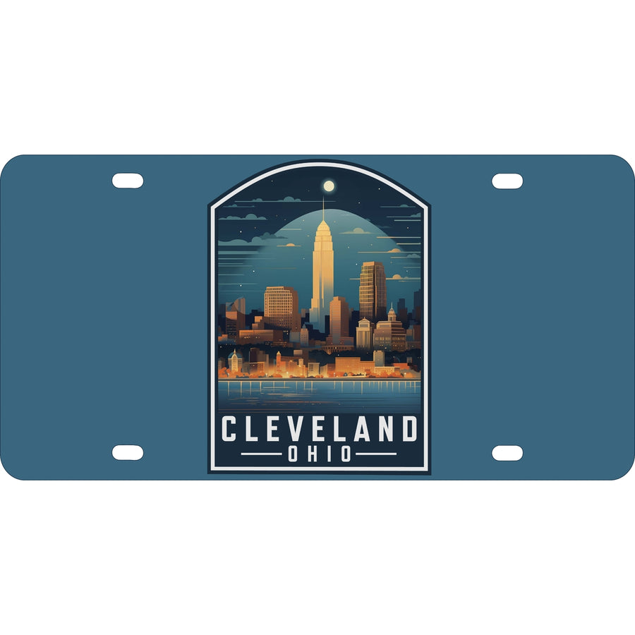 Cleveland Ohio Design A Souvenir Metal License Plate Image 1