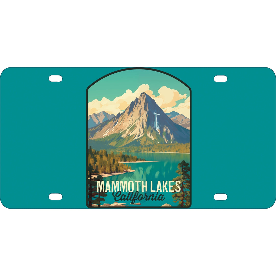 Mammoth Lakes California Design A Souvenir Mini Metal License Plate 4.75 x 2.25 inch Image 1