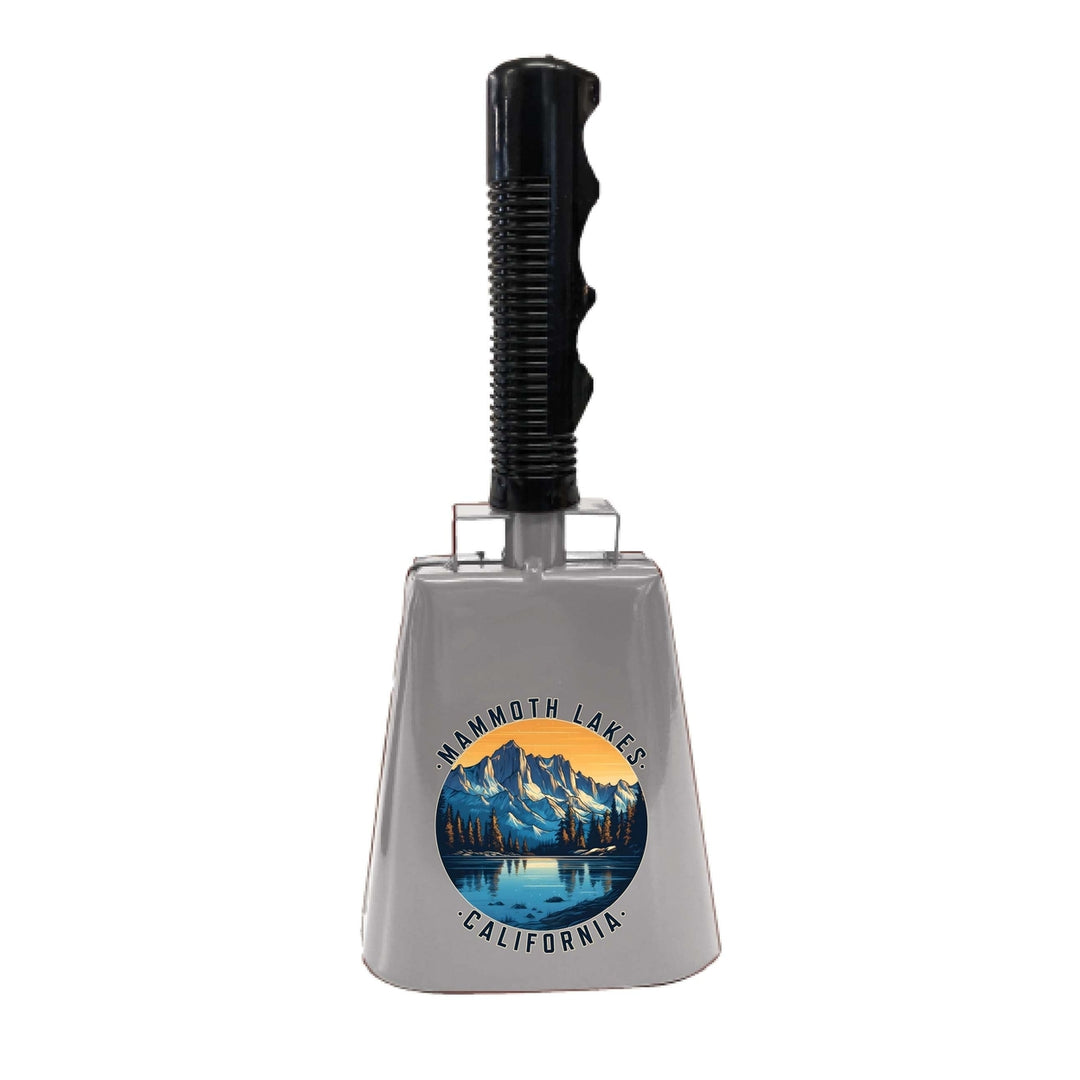 Mammoth Lakes California Design B Souvenir Destination Cowbell Image 1