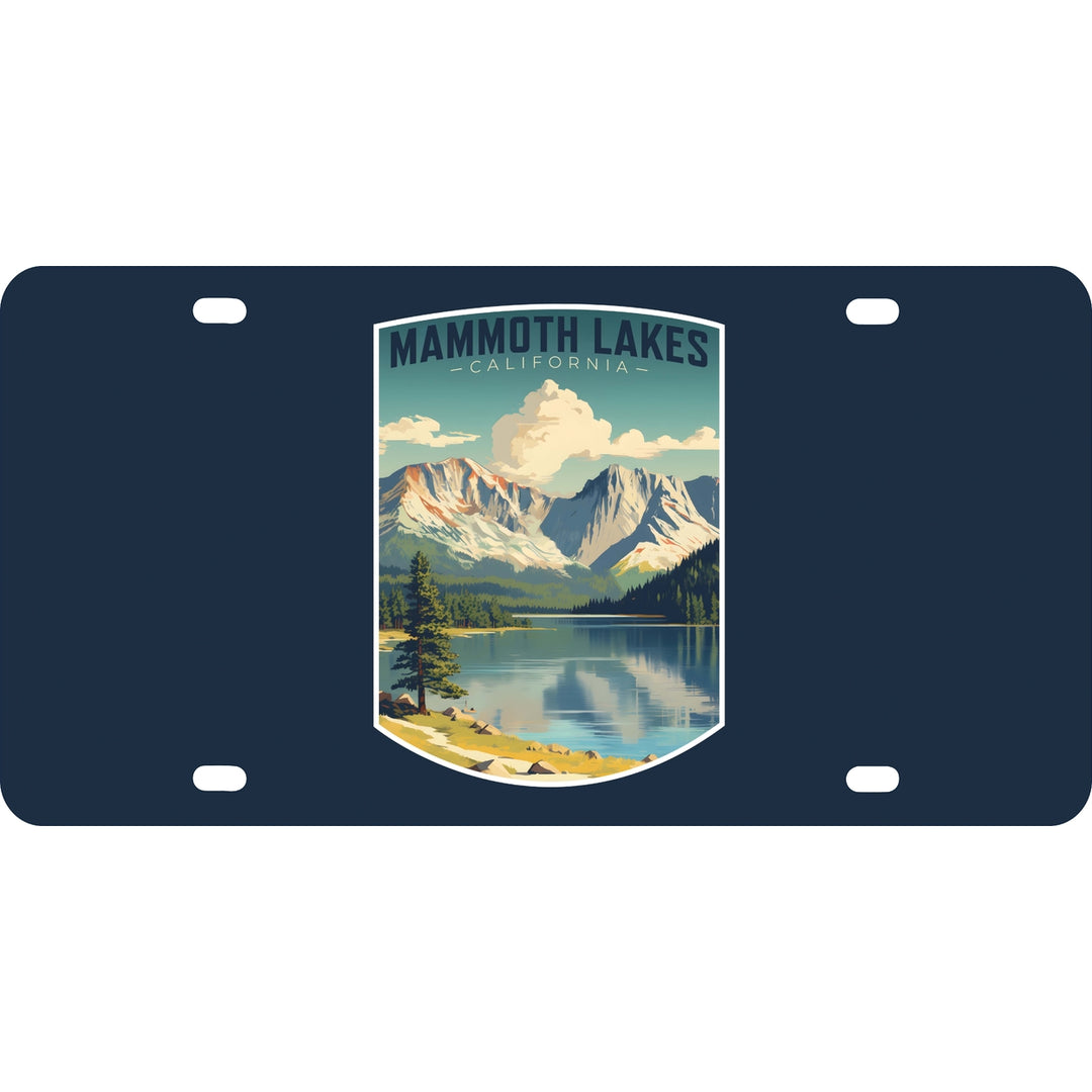 Mammoth Lakes California Design C Souvenir Mini Metal License Plate 4.75 x 2.25 inch Image 1