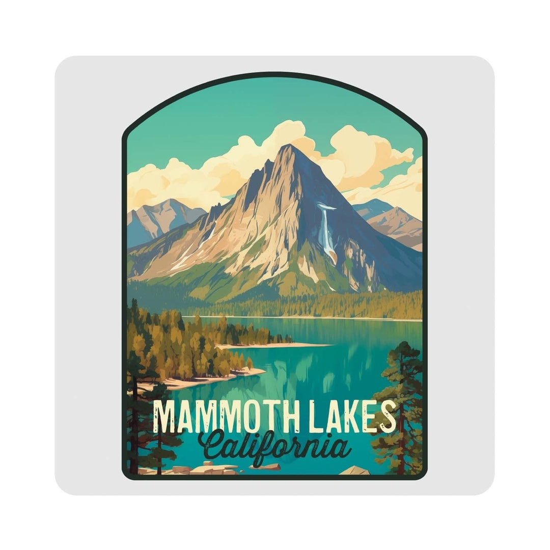 Mammoth Lakes California Design A Souvenir 4x4-Inch Coaster Acrylic 4 Pack Image 1