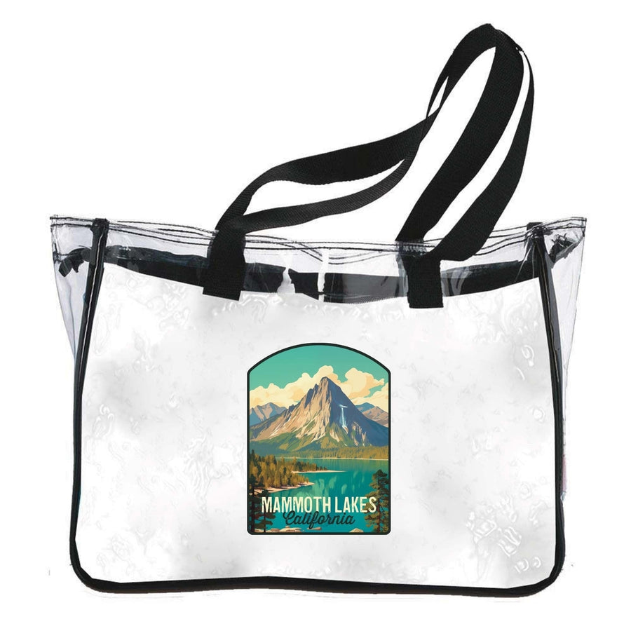 Mammoth Lakes California Design A Souvenir Clear Tote Bag Image 1