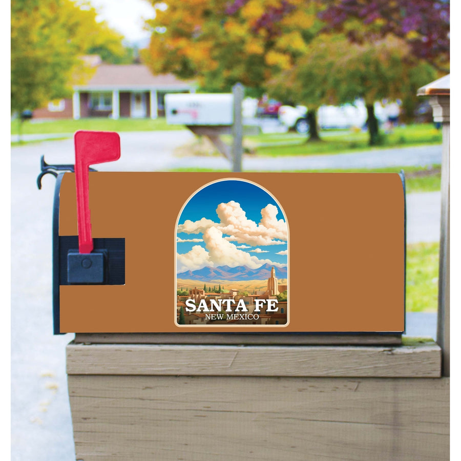 Santa Fe Mexico Design A Souvenir Magnetic Mailbox Cover Image 1