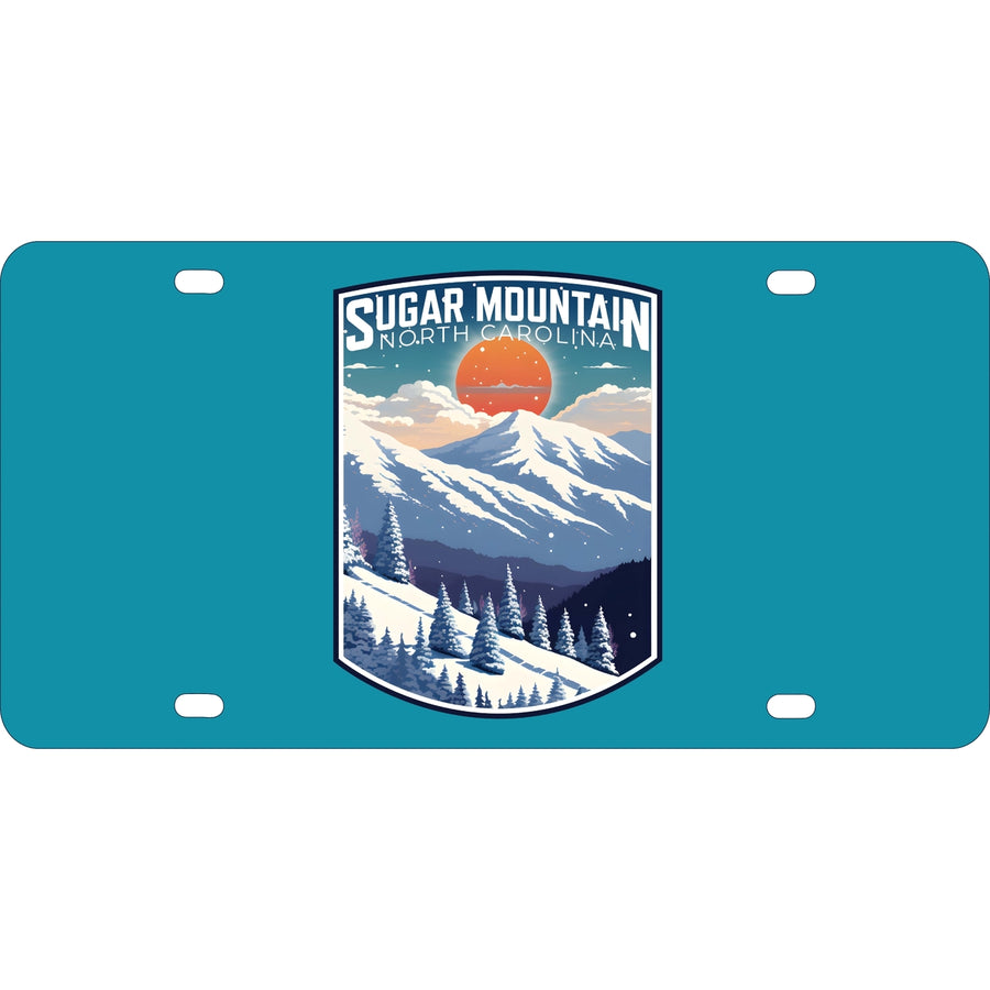 Sugar Mountain North Carolina Design A Souvenir Mini Metal License Plate 4.75 x 2.25 inch Image 1