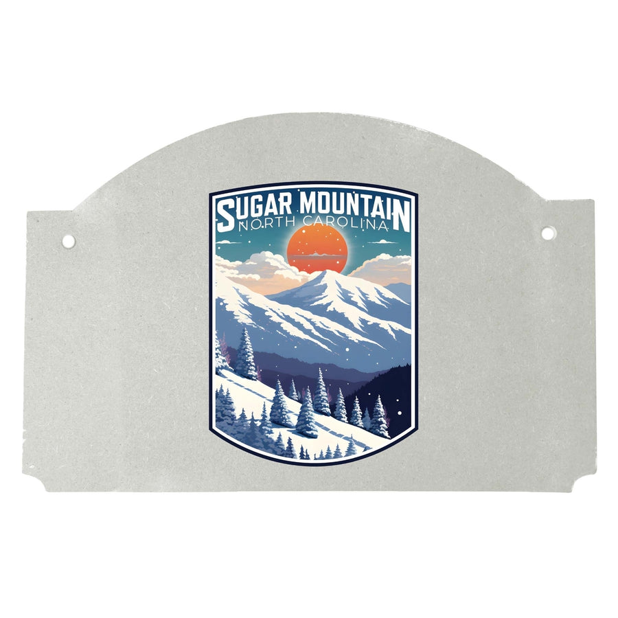 Sugar Mountain North Carolina Design A Souvenir Wood sign flat with string Image 1