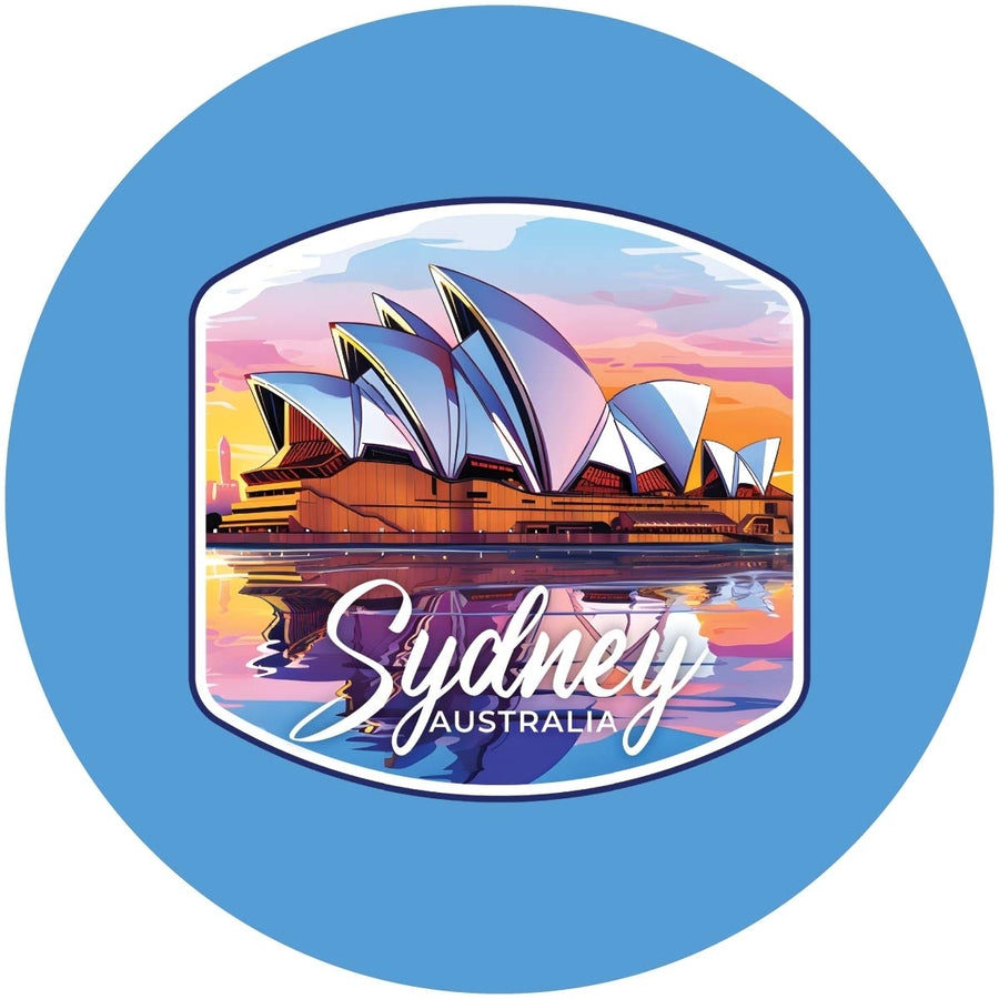 Sydney Australia Design A Souvenir Coaster Paper 4 Pack Image 1