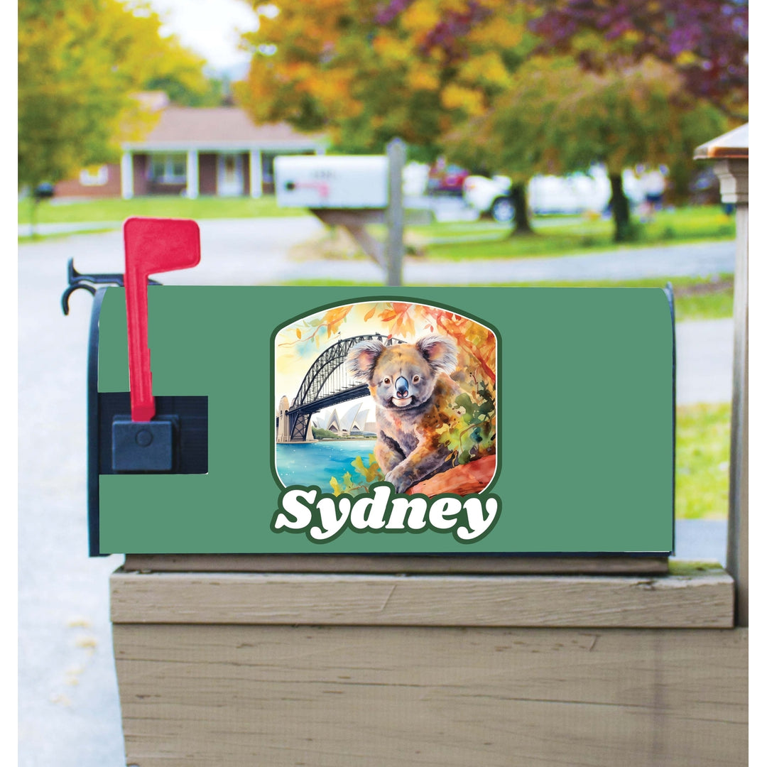 Sydney Australia Design C Souvenir Magnetic Mailbox Cover Image 1