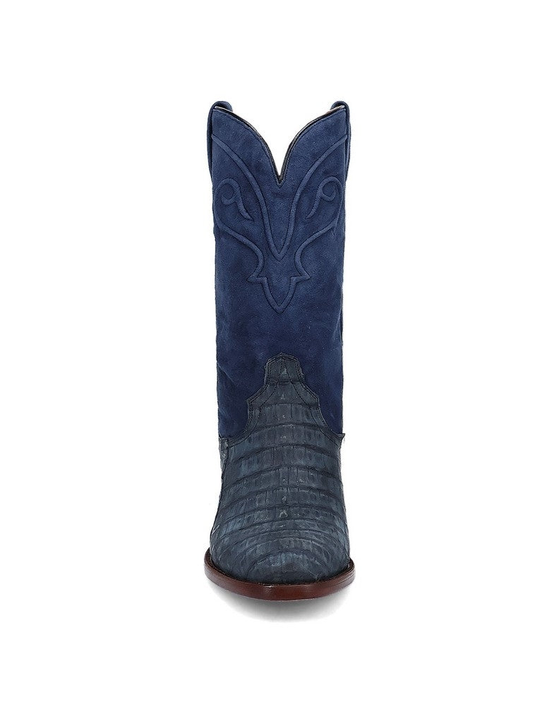 Dan Post Western Boots Mens Caiman Alvis Round Toe Denim DP3101 Image 3