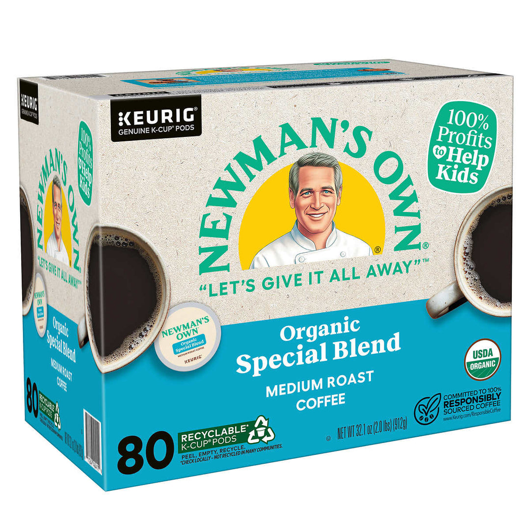 Newmans Own Organics Coffee Special Blend K-Cup Pod 80 Count Image 2