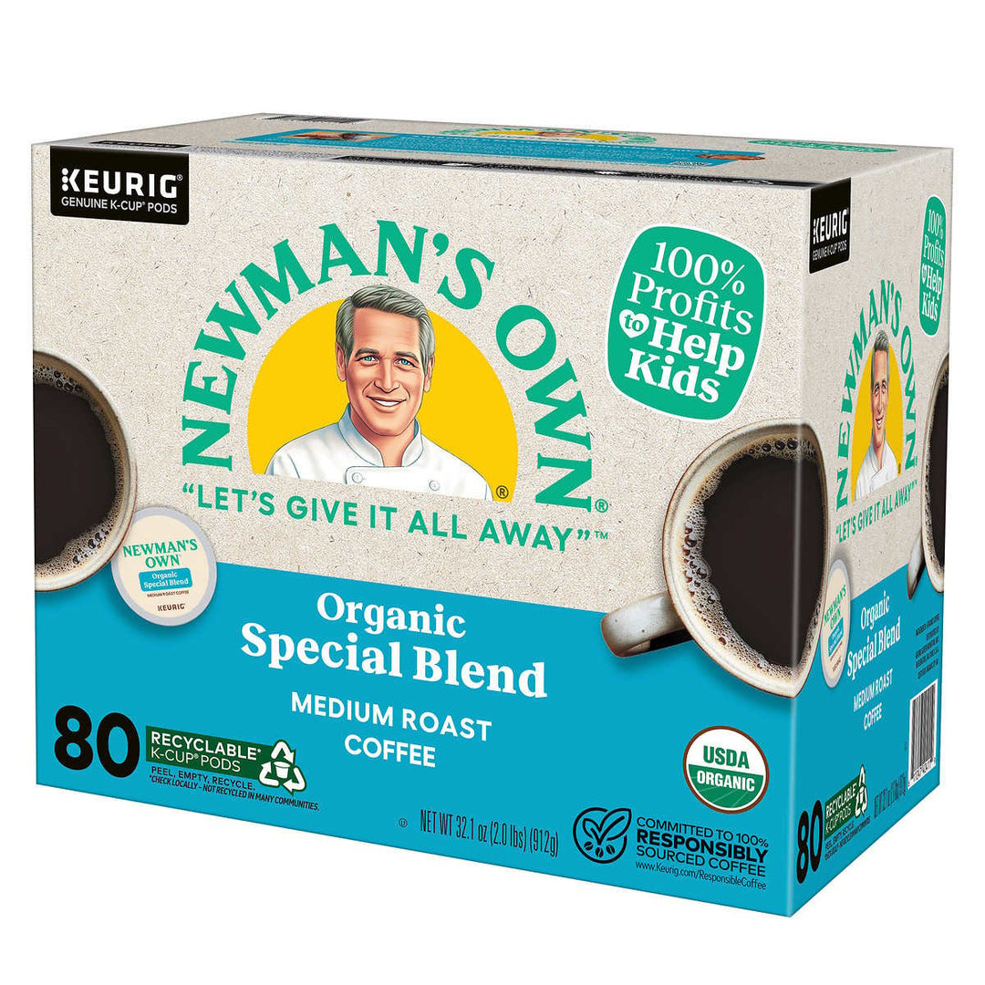 Newmans Own Organics Coffee Special Blend K-Cup Pod 80 Count Image 3