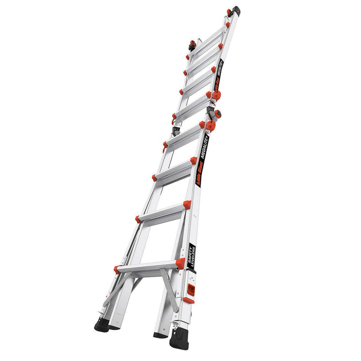 Little Giant MegaLite+ 18 ft. Reach Ladder with Leg Levelers Image 3