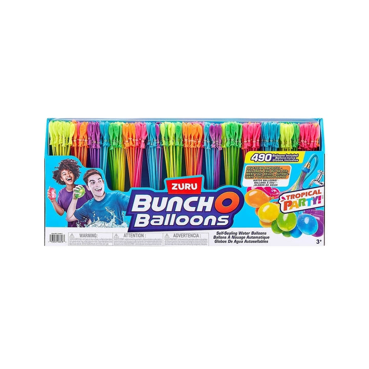 Zuru Bunch O Balloons Tropical Party Water Balloons14 Bundles (490 Count) Image 1