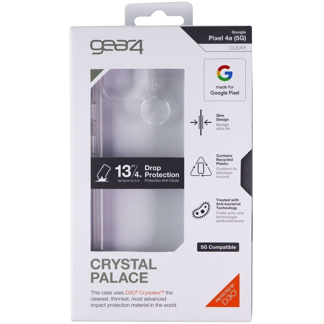 Gear4 Crystal Palace Series Hard Case for Google Pixel 4a (5G) - Clear Image 1