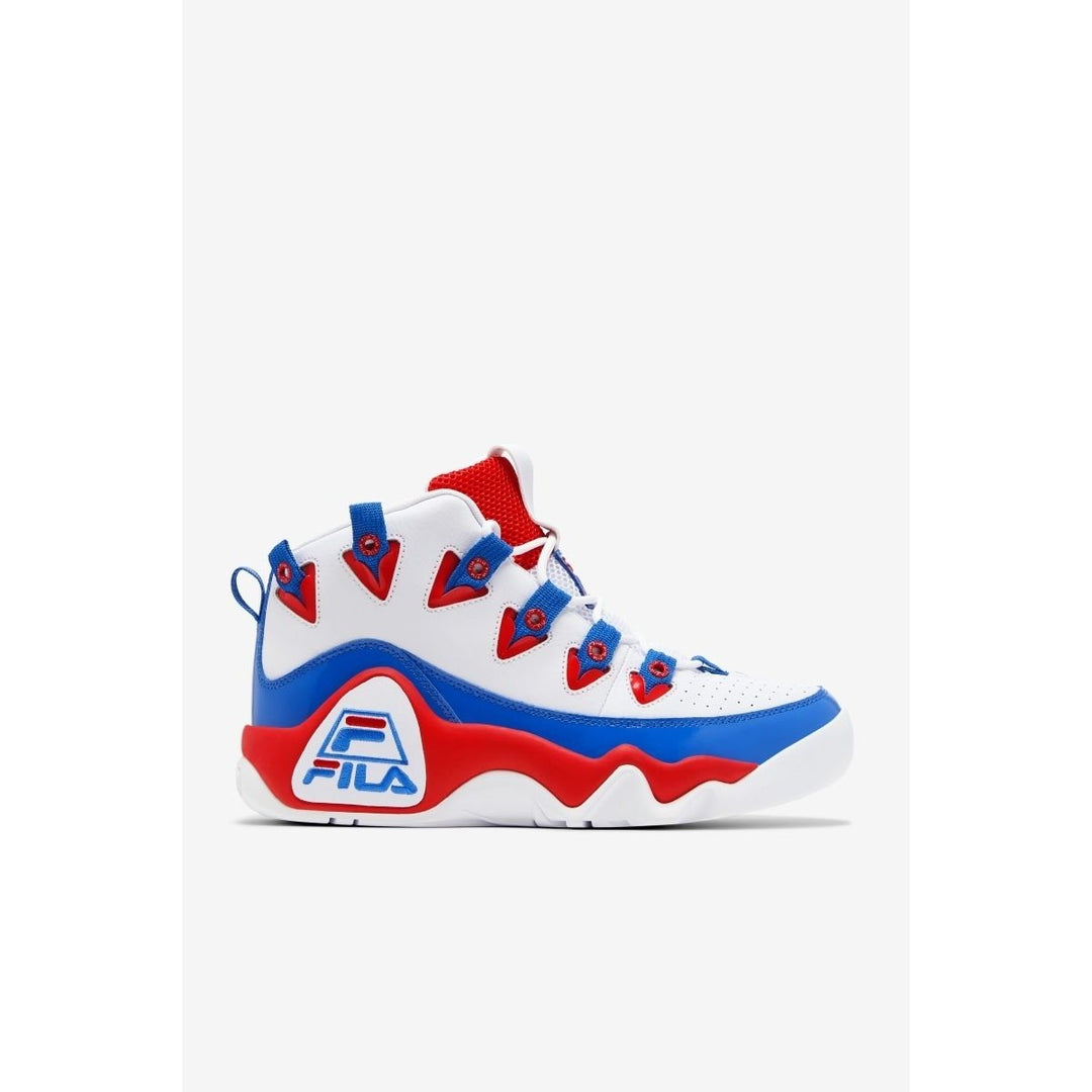 FILA Grant Hill 1 Sneaker Mens White Red Prince Blue 1BM01288-125 Sizes 7-15 Image 1